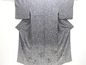 のり散らしに吹き寄せ模様訪問着